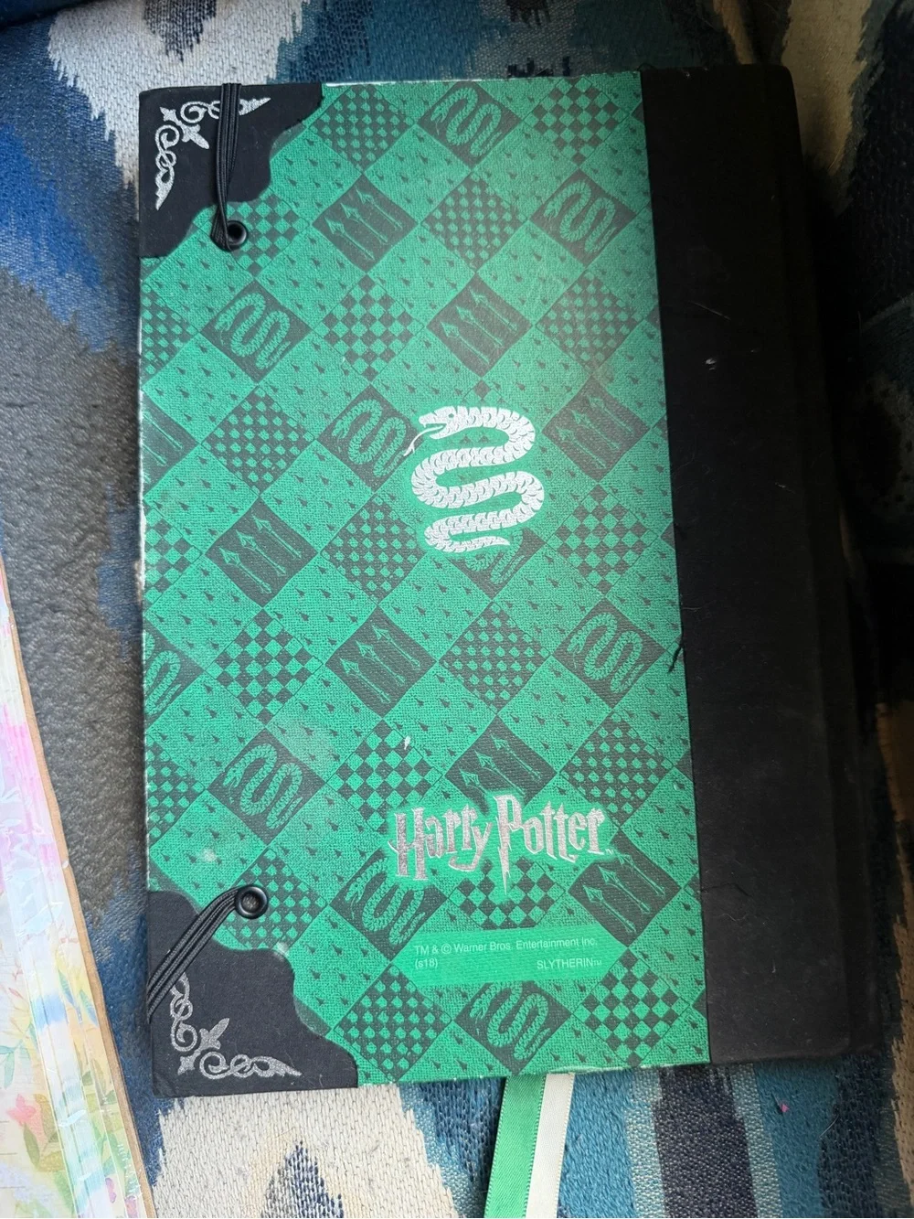 Slytherin Notebook , pencils and paper bundle